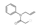 N-ALLYL-2-CHLORO-N-PHENYLACETAMIDE Structure