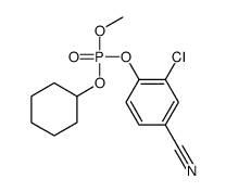 (2-chloro-4-cyanophenyl) cyclohexyl methyl phosphate结构式