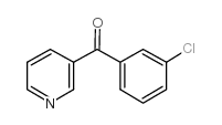 (3-chlorophenyl)-pyridin-3-ylmethanone structure