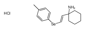 1-[2-(4-methylphenyl)selanylethenyl]cyclohexan-1-amine,hydrochloride Structure