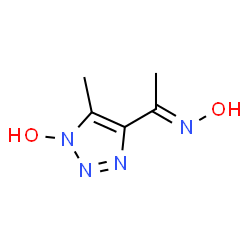 Ethanone, 1-(1-hydroxy-5-methyl-1H-1,2,3-triazol-4-yl)-, oxime (9CI) picture