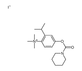 trimethyl-[4-(piperidine-1-carbonyloxy)-2-propan-2-ylphenyl]azanium,iodide结构式