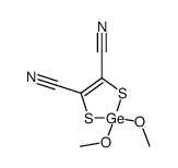 2,2-dimethoxy-1,3,2-dithiagermole-4,5-dicarbonitrile结构式