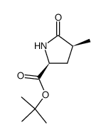 tert-butyl (2S,4S)-4-methylpyroglutamate Structure