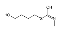 S-(4-hydroxybutyl) N-methylcarbamothioate Structure