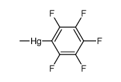 (pentafluoro phenyl) methyl mercury Structure