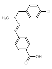 p-(3-(p-Chlorobenzyl)-3-methyl-1-triazeno)benzoic acid picture