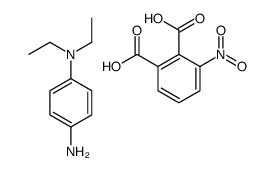 3-nitrophthalic acid, compound with N,N-diethylbenzene-p-diamine (1:1)结构式