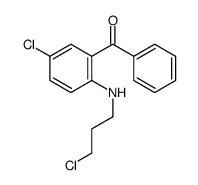 [5-chloro-2-(3-chloropropylamino)phenyl]-phenylmethanone结构式