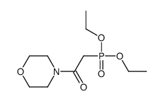 2-diethoxyphosphoryl-1-morpholin-4-ylethanone结构式