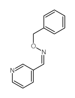 3-Pyridinecarboxaldehyde, O- (phenylmethyl)oxime structure