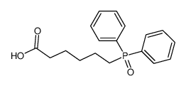 (5-carboxypentyl)diphenylphosphine oxide结构式