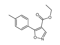 4-Isoxazolecarboxylicacid,5-(4-methylphenyl)-,ethylester(9CI) Structure