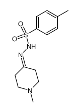 p-toluenesulphonyl-hydrazone of N-methylpiperid-4-one Structure