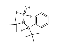 [tert-Butyl(tert-butylfluorphenylsilyl)amino]difluoriminophosphoran Structure