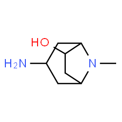 8-Azabicyclo[3.2.1]octan-6-ol,3-amino-8-methyl-(9CI)结构式