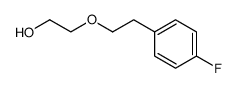 4-Fluoro-1-[2-[2-hydroxyethoxy]ethyl]benzene结构式