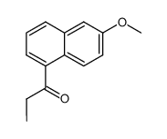 6-methoxy-1-naphthylethyl ketone结构式