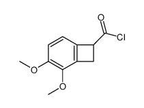 2,3-dimethoxybicyclo[4.2.0]octa-1(6),2,4-triene-7-carbonyl chloride结构式