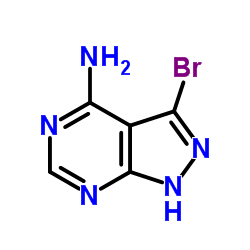 3-Bromo-1H-pyrazolo[3,4-d]pyrimidin-4-amine structure