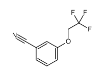 3-(2,2,2-trifluoroethoxy)benzonitrile结构式