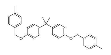 1-methyl-4-[[4-[2-[4-[(4-methylphenyl)methoxy]phenyl]propan-2-yl]phenoxy]methyl]benzene Structure