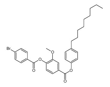 (4-nonylphenyl) 4-(4-bromobenzoyl)oxy-3-methoxybenzoate Structure