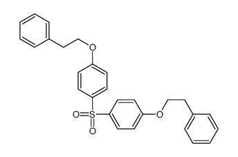 1-(2-phenylethoxy)-4-[4-(2-phenylethoxy)phenyl]sulfonylbenzene Structure