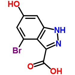 4-Bromo-6-hydroxy-1H-indazole-3-carboxylic acid picture