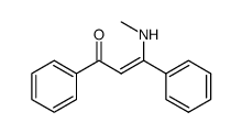 1,3-diphenyl-3-methylamino-2-propen-1-one结构式