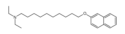 N,N-diethyl-10-naphthalen-2-yloxydecan-1-amine Structure