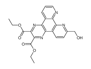 diethyl 7-(hydroxymethyl)dipyrido[3,2-f:2',3'-h]quinoxaline-2,3-dicarboxylate Structure