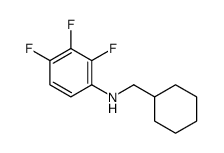 N-(cyclohexylmethyl)-2,3,4-trifluoroaniline Structure