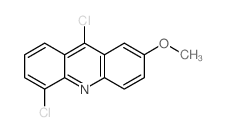 Acridine,5,9-dichloro-2-methoxy-结构式