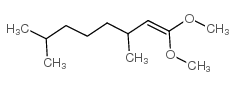 citronellal dimethyl acetal Structure