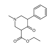 Ethyl 1-methyl-4-oxo-5-phenyl-3-piperidinecarboxylate Structure