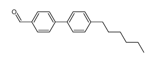 4'-Hexyl-biphenyl-4-carbaldehyde结构式