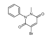 4-bromo-1-methyl-2-phenylpyridazine-3,6-dione Structure