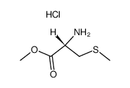 (S)-methyl 2-amino-3-(methylthio)propanoate hydrochloride salt Structure