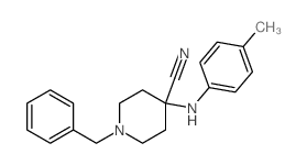 4-Piperidinecarbonitrile,4-[(4-methylphenyl)amino]-1-(phenylmethyl)- picture