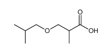 β-isobutoxy-isobutyric acid结构式