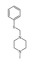 1-methyl-4-phenylsulfanylmethyl-piperazine Structure