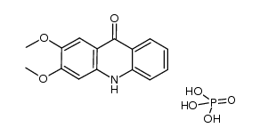 2,3-dimethoxyacridin-9(10H)-one phosphate结构式