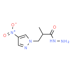 2-METHYL-3-(4-NITRO-PYRAZOL-1-YL)-PROPIONIC ACID HYDRAZIDE picture