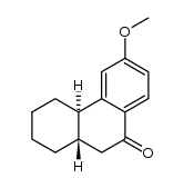 6-methoxy-trans-1,2,3,4,4a,10a-hexahydro-9(10H)-phenanthrenone Structure