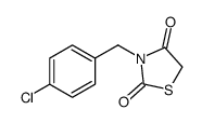 3-[(4-chlorophenyl)methyl]-1,3-thiazolidine-2,4-dione Structure