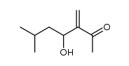 4-hydroxy-6-methyl-3-methyleneheptan-2-one Structure