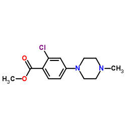 Methyl 2-chloro-4-(4-methyl-1-piperazinyl)benzoate picture