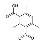 2,4,6-trimethyl-3-nitrobenzoic acid structure