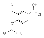 (3-FORMYL-4-ISOPROPOXYPHENYL)BORONIC ACID structure